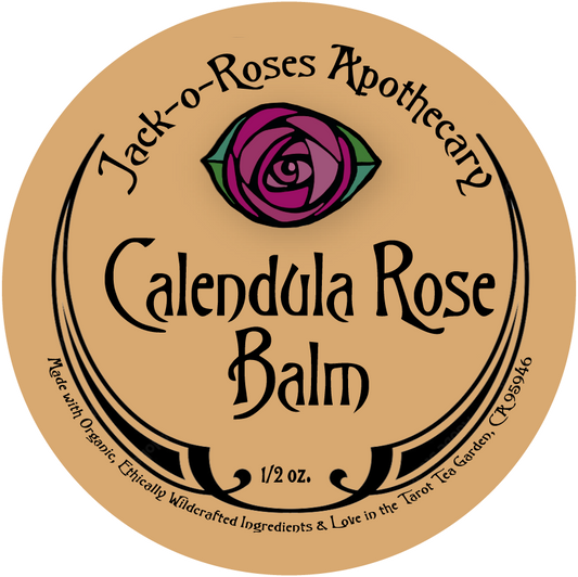 Calendula Rose Balm - .5oz - Front Label
