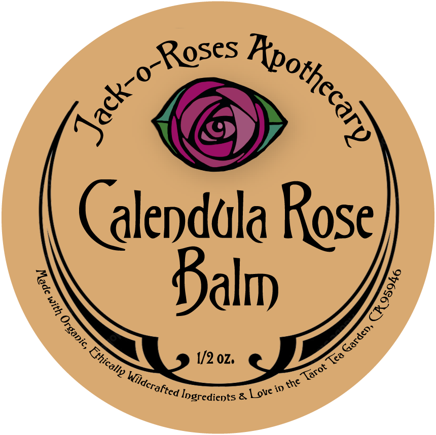 Calendula Rose Balm - .5oz - Front Label